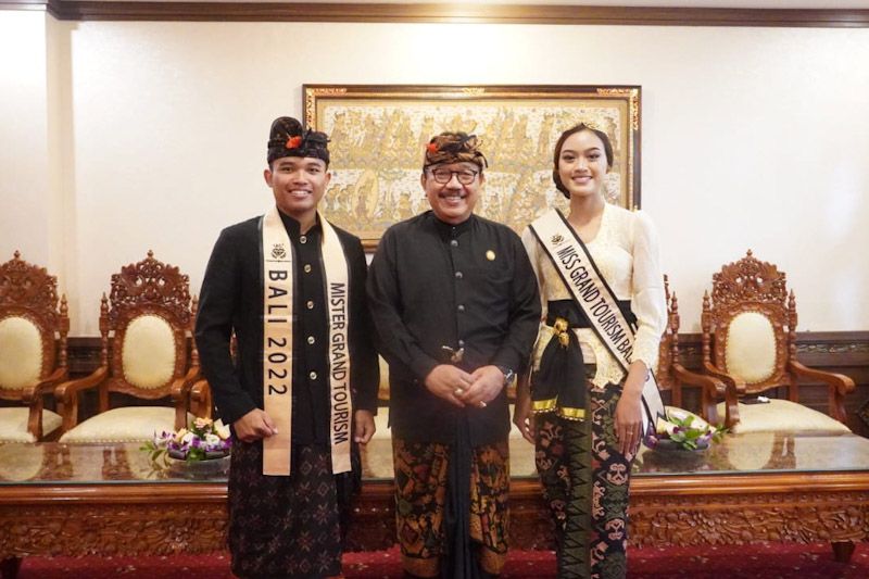 podiumnews.com-Cok Ace Terima Audiensi Mr And Miss Grand Tourism Bali